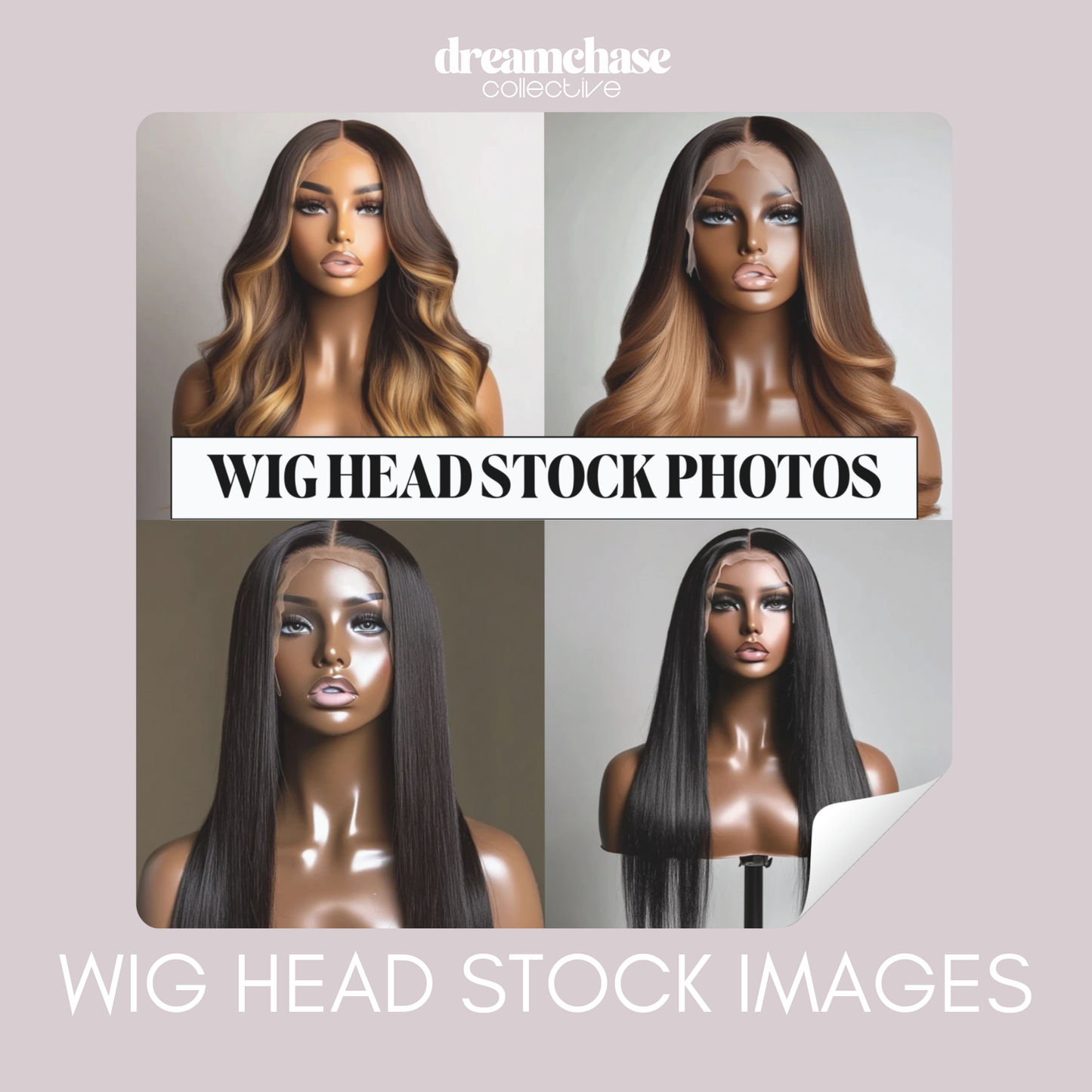 Wig Head Graphic Elements