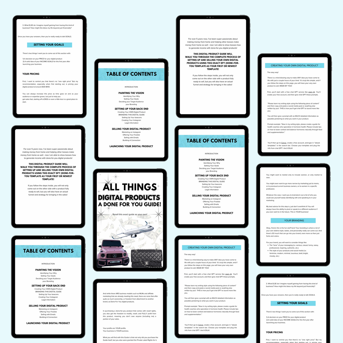 All Things Digital products Guide!