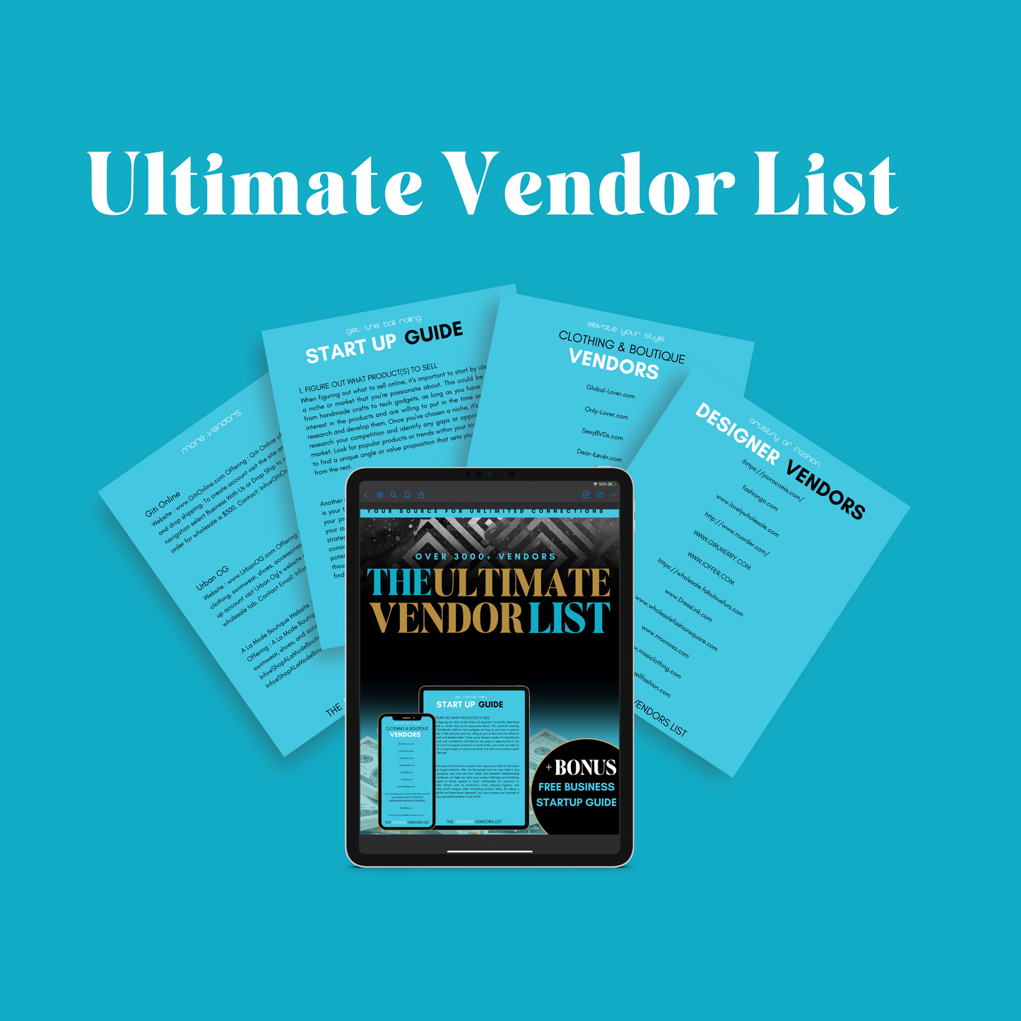 The Ultimate Vendor List
