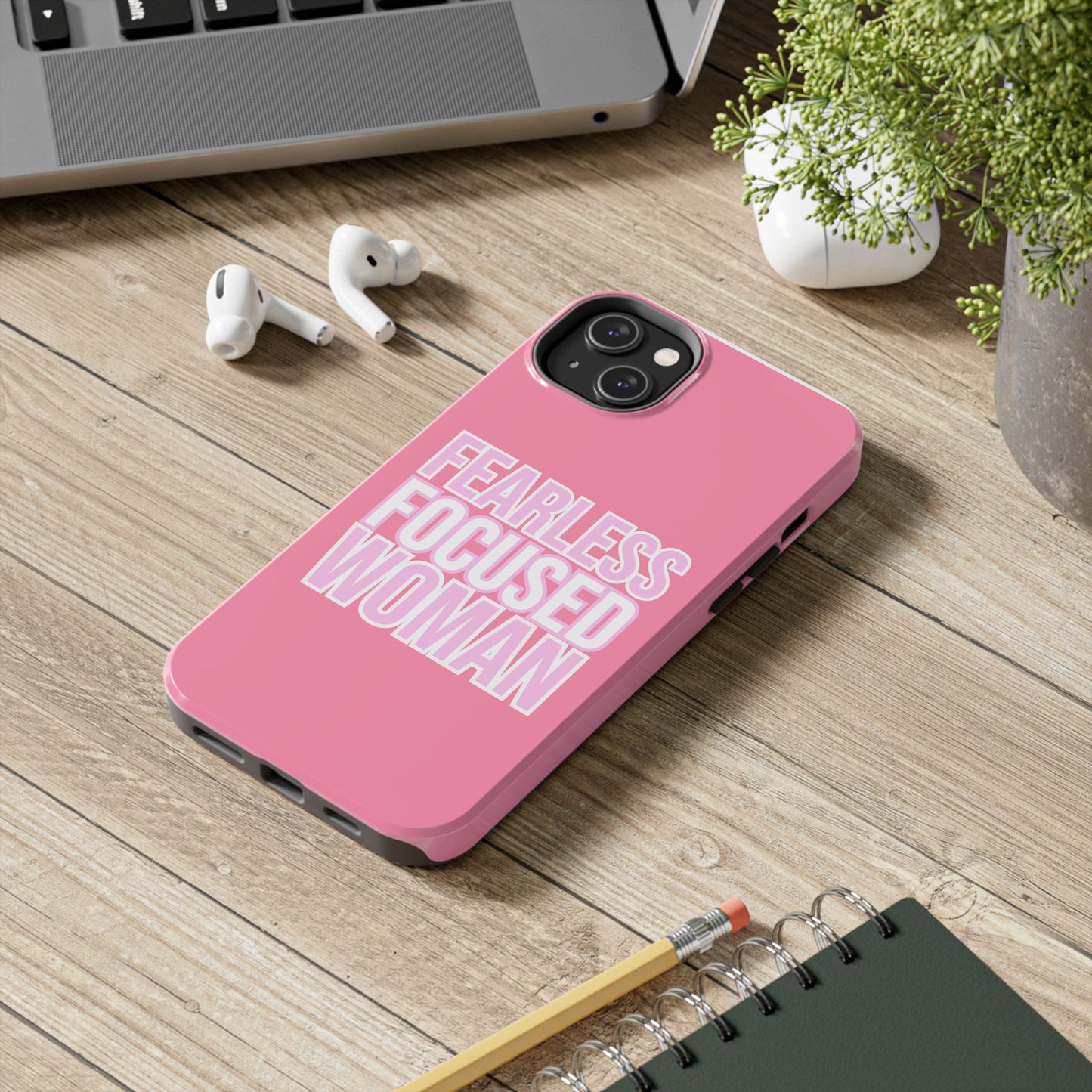 Fearless Focused Woman Phonecase