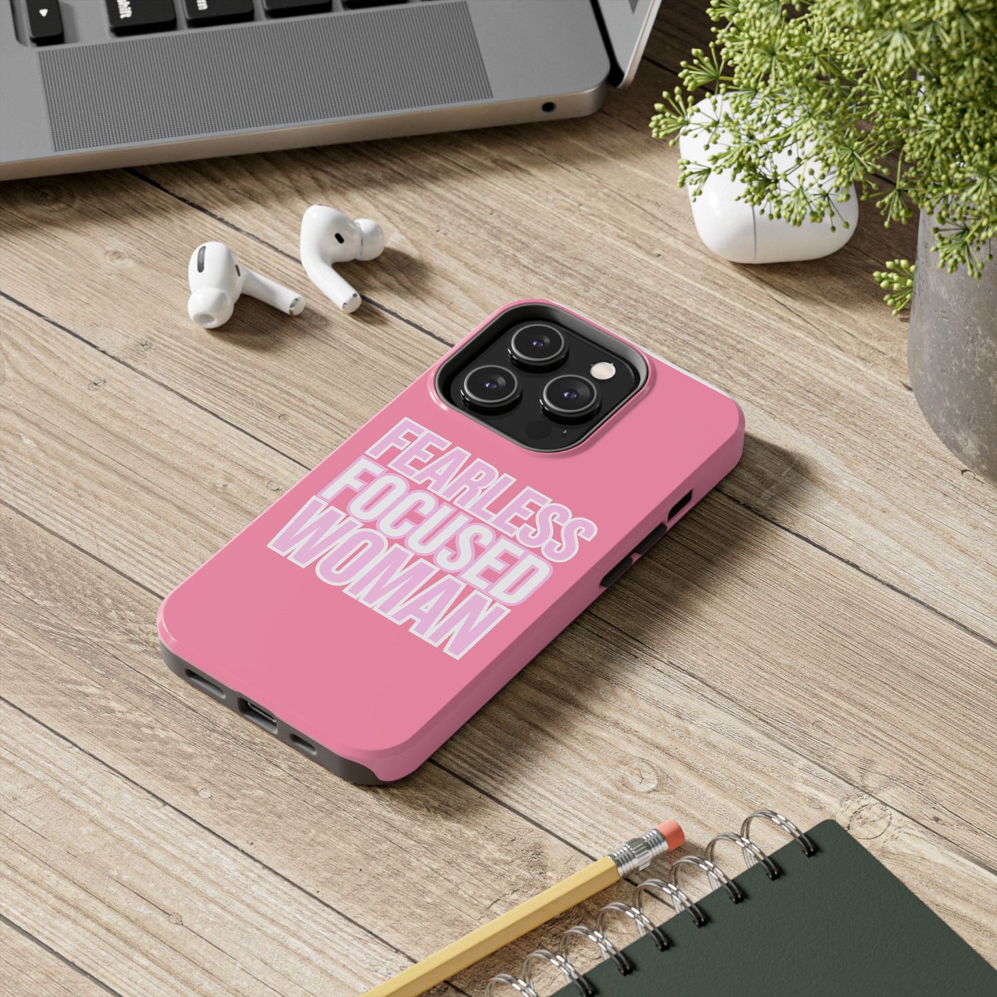 Fearless Focused Woman Phonecase