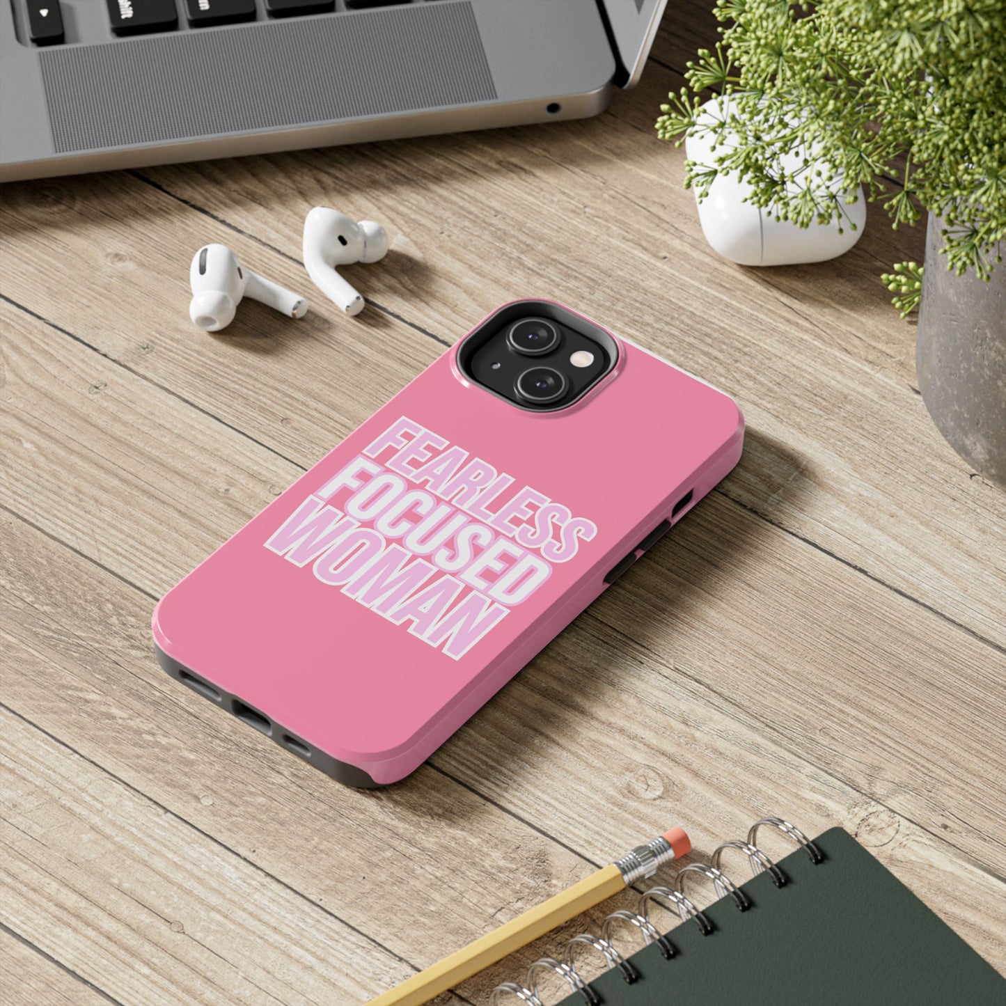 Fearless Focused Woman Phonecase