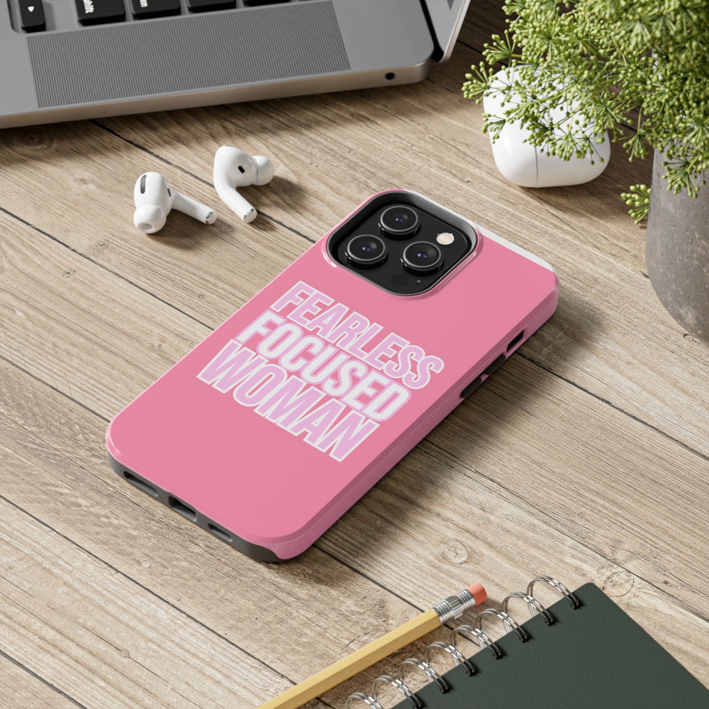 Fearless Focused Woman Phonecase