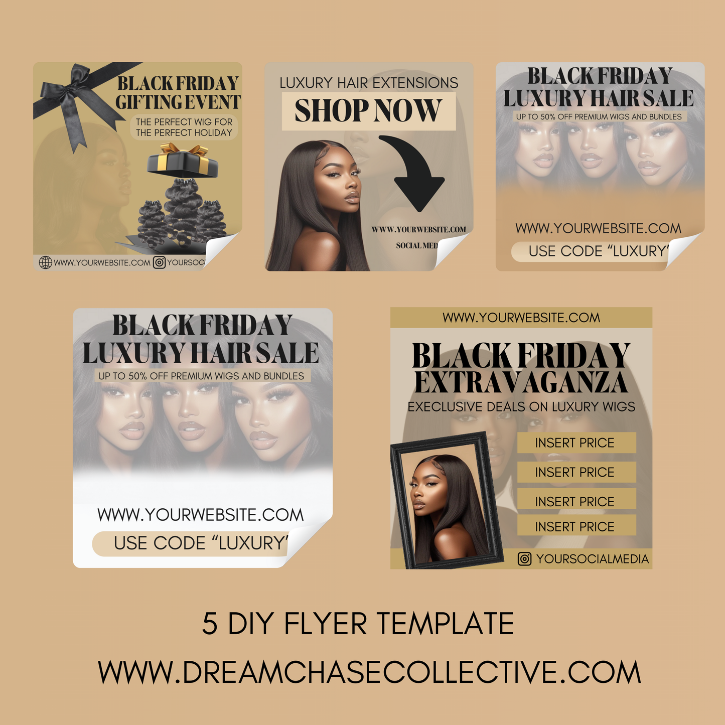 5 Black Friday Flyer Templates