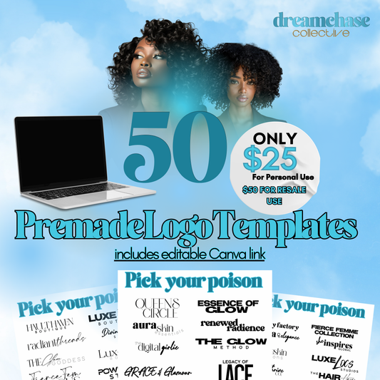50 Premade Logo Template