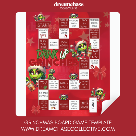 Grinchmas Board Game Template